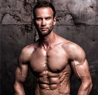 Ripped white male stripper